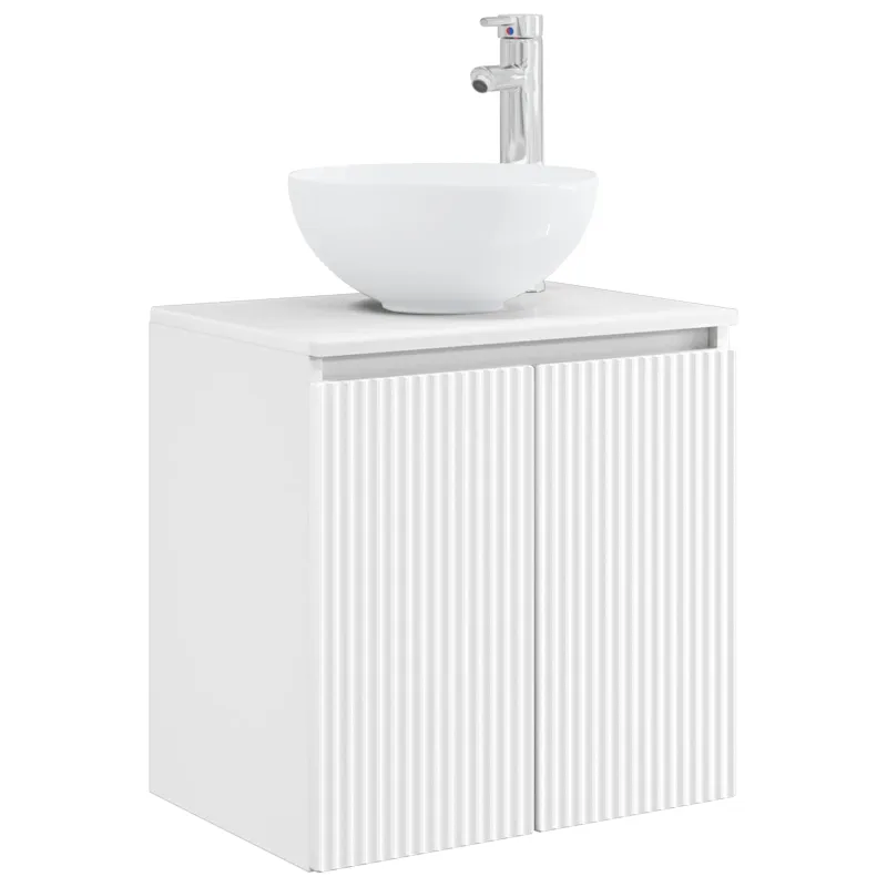 Vonios spintos komplektas 5 pcs Balta 50 x 14,5 x 70 cm