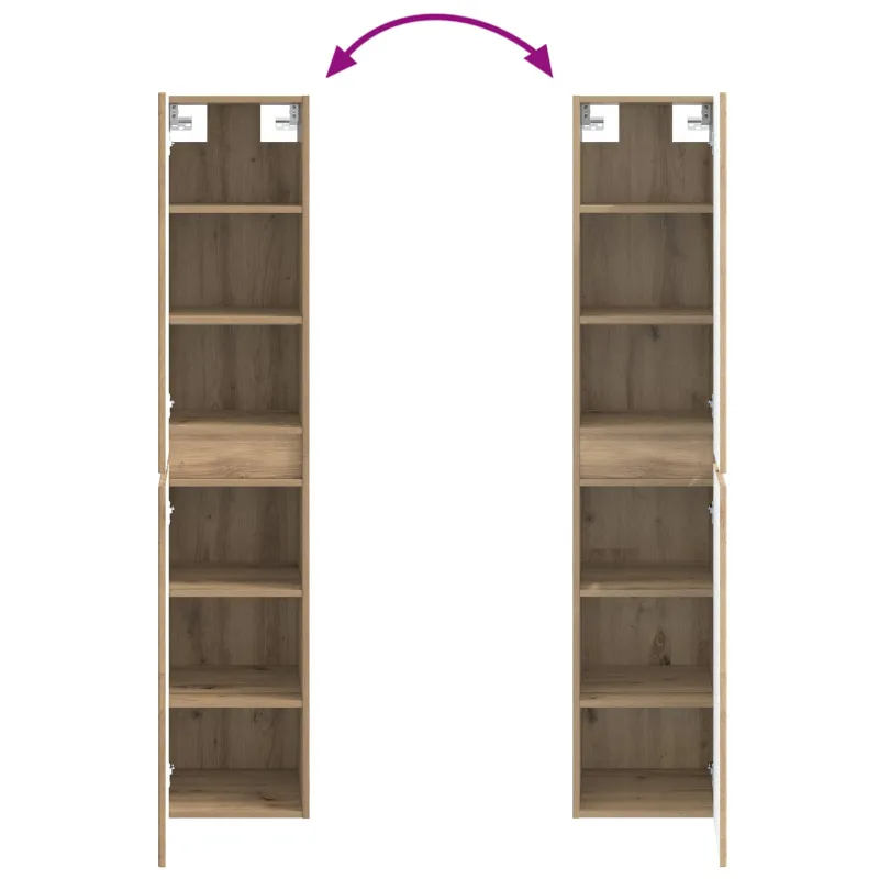 Vonios spintos komplektas 5 pcs Artisano ąžuolo