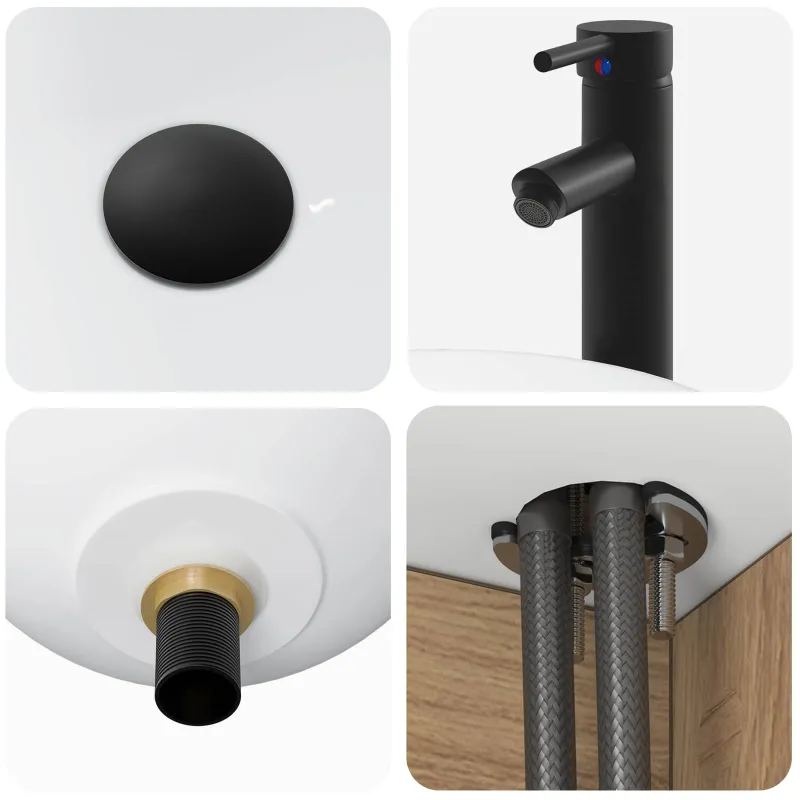Vonios spintos komplektas 5 pcs Artisano ąžuolo