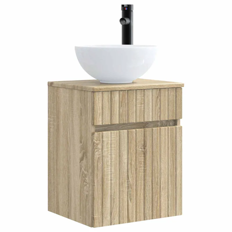 Vonios spintos komplektas 5 pcs Sonoma ąžuolas