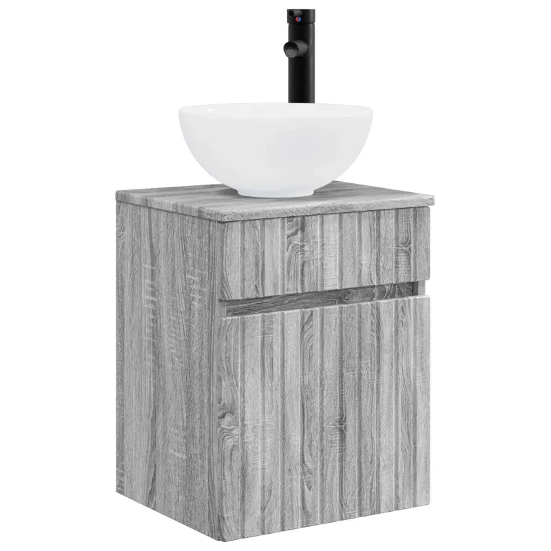 Vonios spintos komplektas 5 pcs Pilka Sonoma