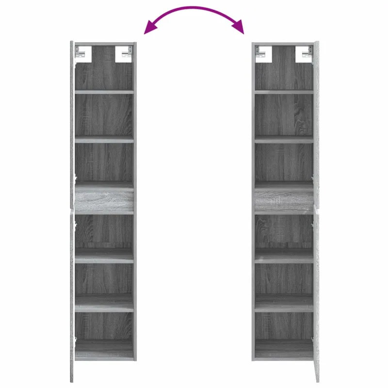 Vonios spintos komplektas 5 pcs Pilka Sonoma