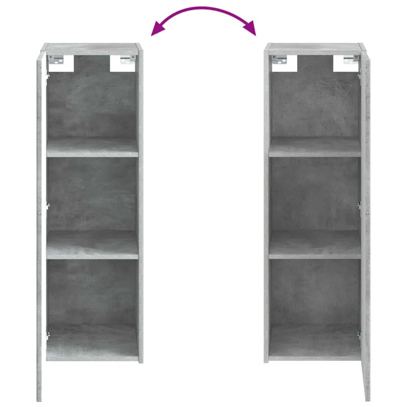 Vonios baldų rinkinys 4 pcs Betono pilka