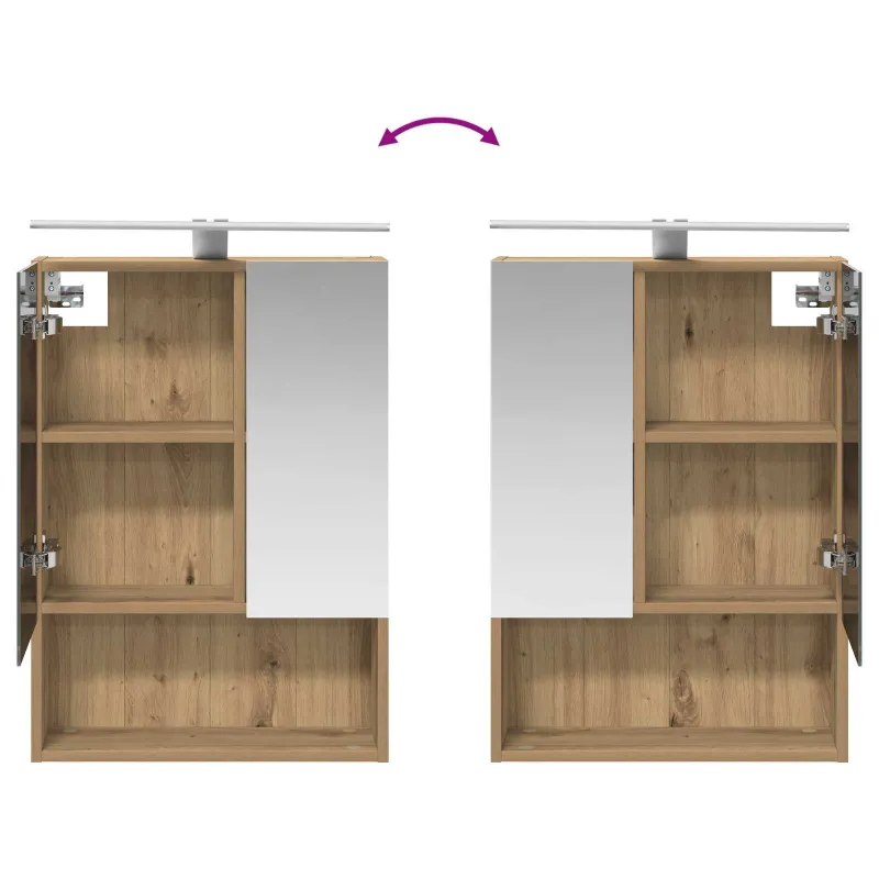 Vonios baldų rinkinys 4 pcs Artisano ąžuolo