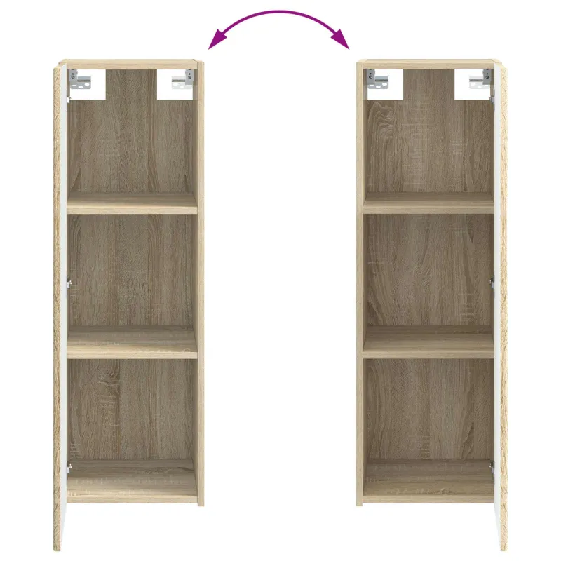 Vonios baldų rinkinys 4 pcs Sonoma ąžuolas