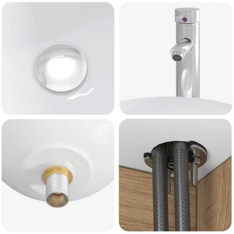 Vonios baldų rinkinys 4 pcs Artisano ąžuolo