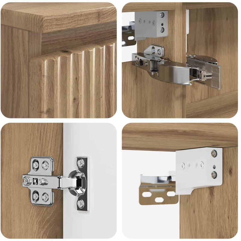 Vonios baldų rinkinys 4 pcs Artisano ąžuolo