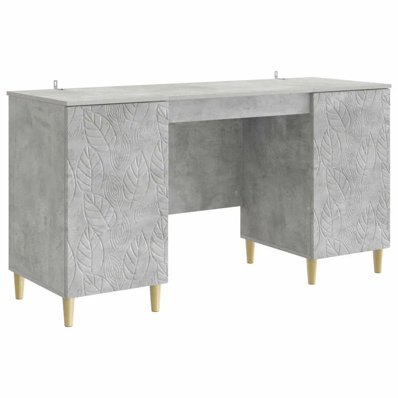 Stalas Betono pilka Apdirbta mediena 142,5 x 50 x 75 cm