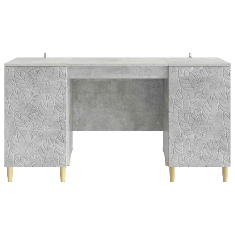 Stalas Betono pilka Apdirbta mediena 142,5 x 50 x 75 cm