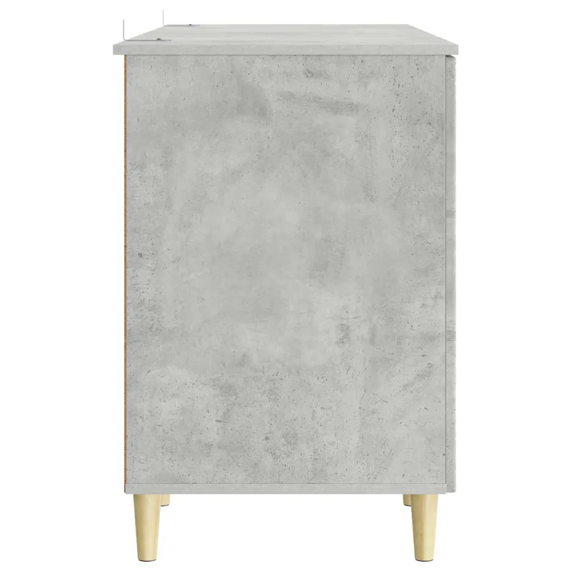 Stalas Betono pilka Apdirbta mediena 142,5 x 50 x 75 cm