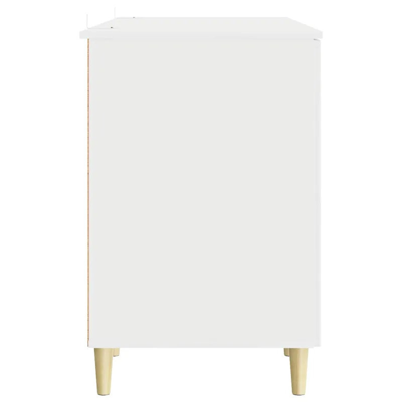 Stalas Itin blizgi balta Apdirbta mediena 142,5 x 50 x 75 cm