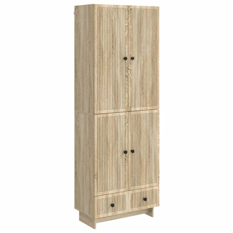Spintelė 2 pcs Sonoma ąžuolas 66 x 34,5 x 95 cm