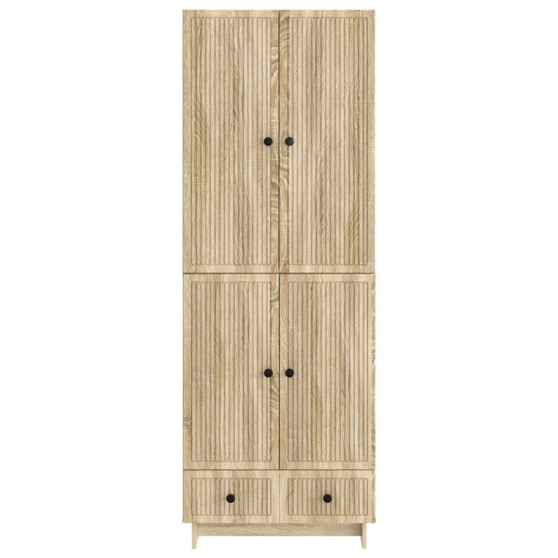 Spintelė 2 pcs Sonoma ąžuolas 66 x 34,5 x 95 cm