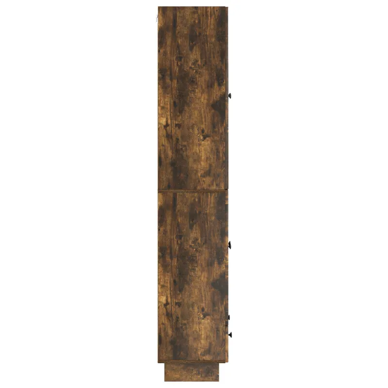 Spintelė 2 pcs Dūminio ąžuolo 66 x 34,5 x 95 cm