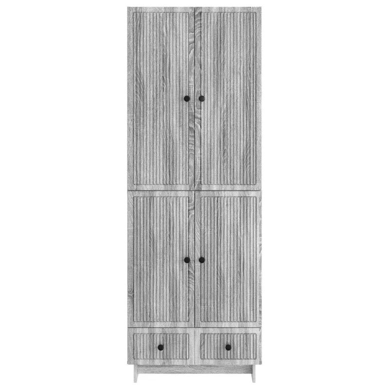 Spintelė 2 pcs Pilka Sonoma 66 x 34,5 x 95 cm Apdirbta mediena