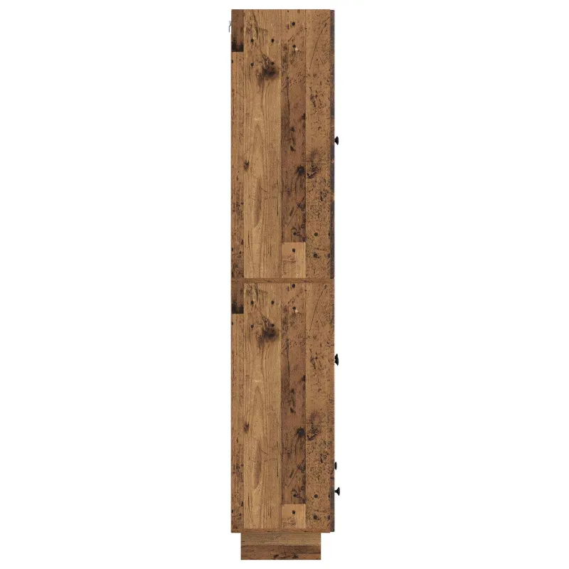Spintelė 2 pcs Sendintos medienos 66 x 34,5 x 95 cm