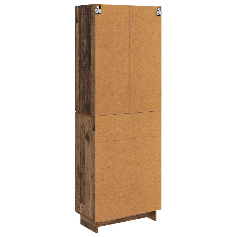 Spintelė 2 pcs Sendintos medienos 66 x 34,5 x 95 cm