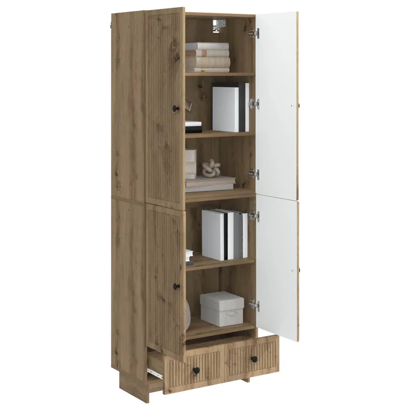 Spintelė 2 pcs Artisano ąžuolo 66 x 34,5 x 95 cm