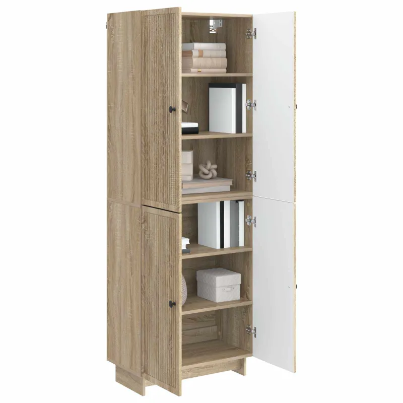Spintelė 2 pcs Sonoma ąžuolas 66 x 34,5 x 90 cm