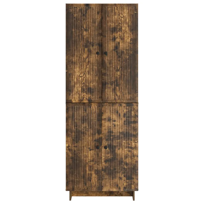Spintelė 2 pcs Dūminio ąžuolo 66 x 34,5 x 90 cm