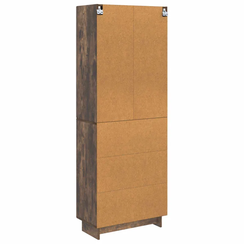 Spintelė 2 pcs Dūminio ąžuolo 66 x 34,5 x 90 cm