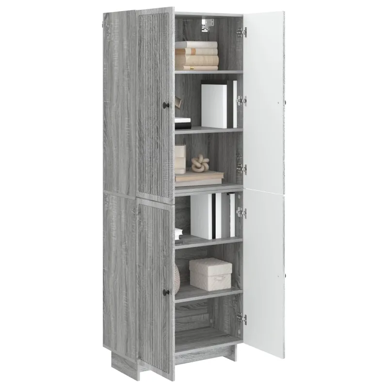 Spintelė 2 pcs Pilka Sonoma 66 x 34,5 x 90 cm Apdirbta mediena