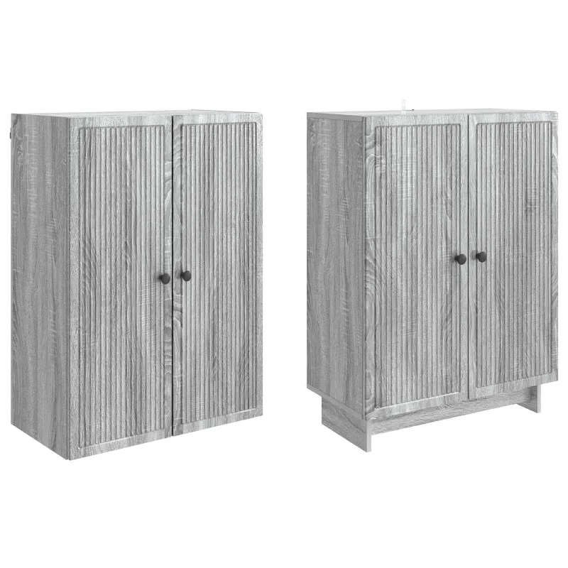 Spintelė 2 pcs Pilka Sonoma 66 x 34,5 x 90 cm Apdirbta mediena
