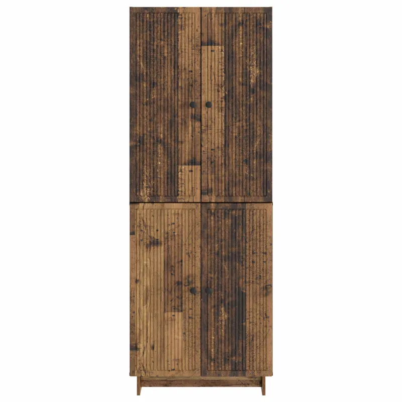 Spintelė 2 pcs Sendintos medienos 66 x 34,5 x 90 cm