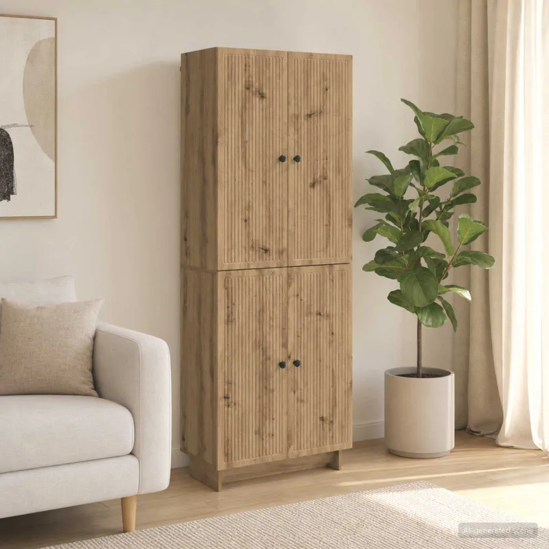 Spintelė 2 pcs Artisano ąžuolo 66 x 34,5 x 90 cm