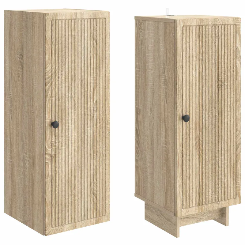 Spintelė 2 pcs Sonoma ąžuolas 34,5 x 33 x 90 cm