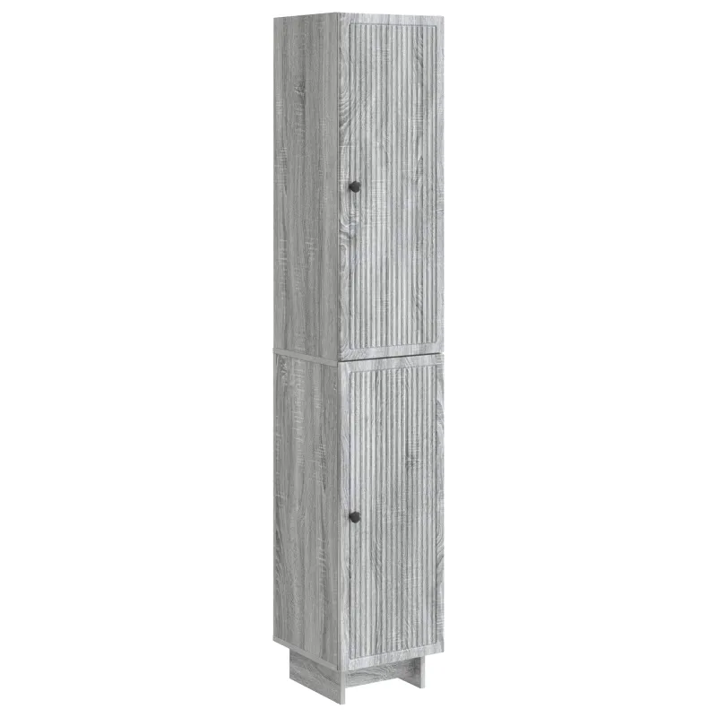 Spintelė 2 pcs Pilka Sonoma 34,5 x 33 x 90 cm Apdirbta mediena