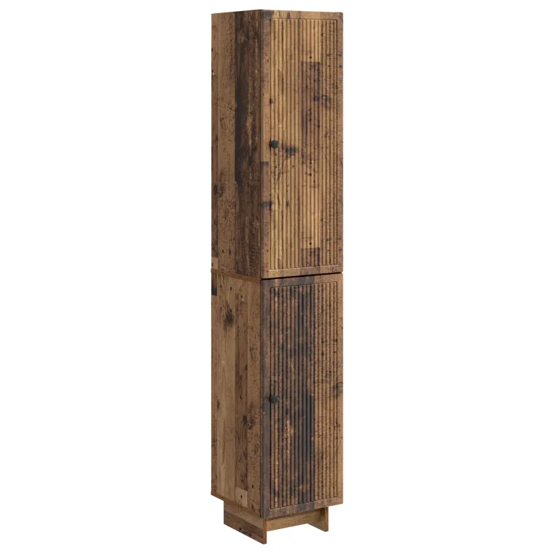 Spintelė 2 pcs Sendintos medienos 34,5 x 33 x 90 cm