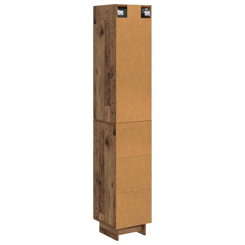 Spintelė 2 pcs Sendintos medienos 34,5 x 33 x 90 cm