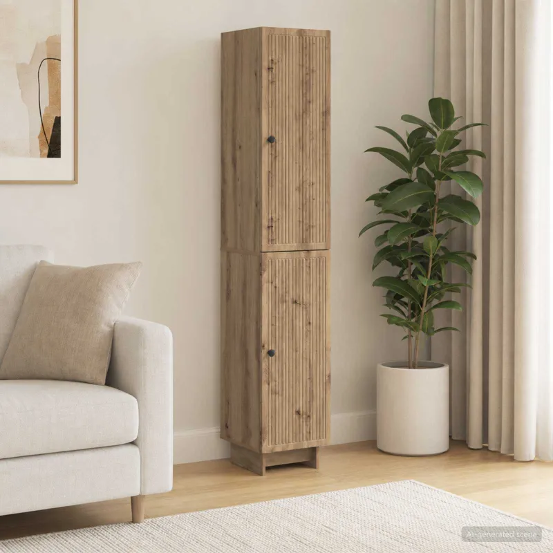 Spintelė 2 pcs Artisano ąžuolo 34,5 x 33 x 90 cm