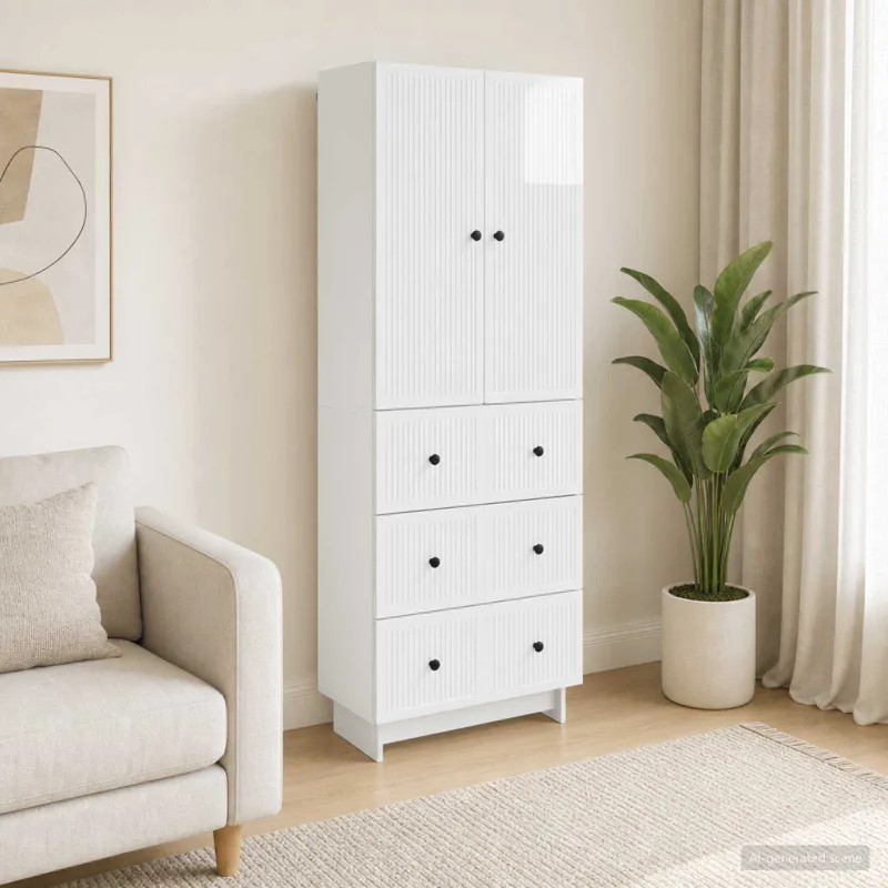 Spintelė 2 pcs 66 x 34,5 x 90 cm Apdirbta mediena