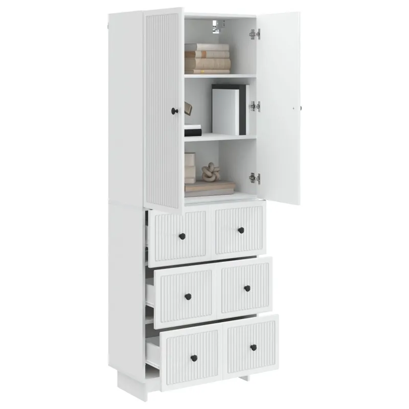 Spintelė 2 pcs 66 x 34,5 x 90 cm Apdirbta mediena