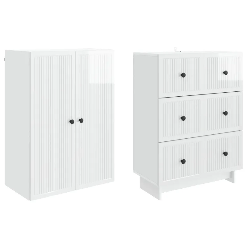 Spintelė 2 pcs 66 x 34,5 x 90 cm Apdirbta mediena