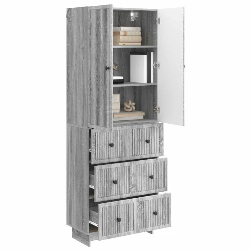 Spintelė 2 pcs 66 x 34,5 x 90 cm Apdirbta mediena