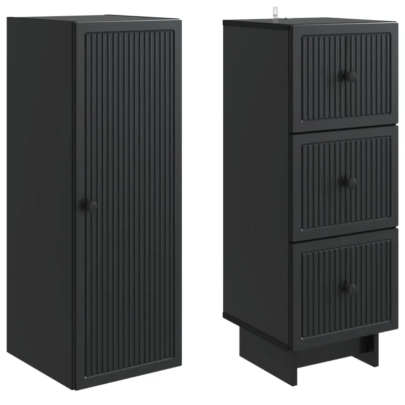 Spintelė 2 pcs 33 x 34,5 x 90 cm Apdirbta mediena