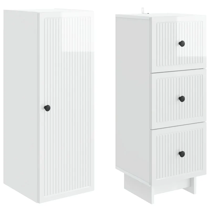 Spintelė 2 pcs 33 x 34,5 x 90 cm Apdirbta mediena