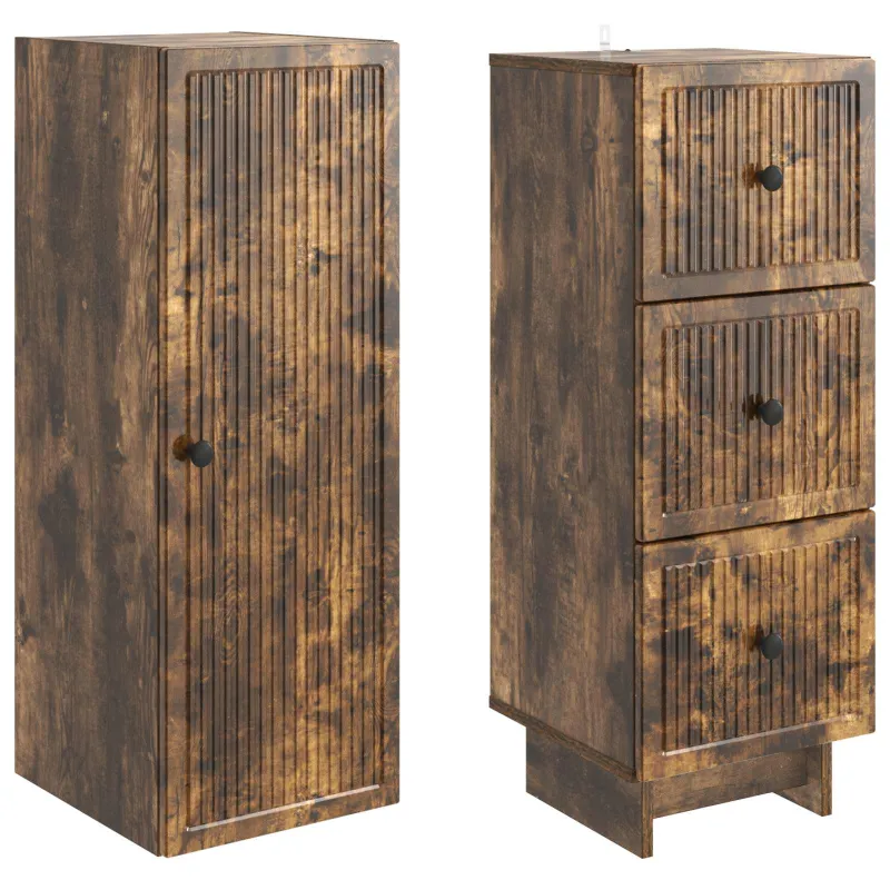 Spintelė 2 pcs 33 x 34,5 x 90 cm Apdirbta mediena