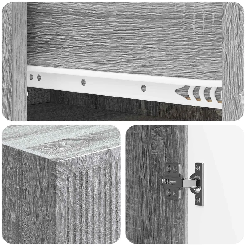 Spintelė 2 pcs 33 x 34,5 x 90 cm Apdirbta mediena