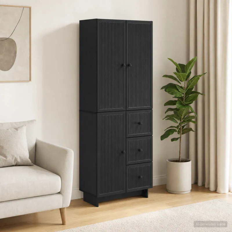Spintelė 2 pcs 66 x 34,5 x 90 cm Apdirbta mediena