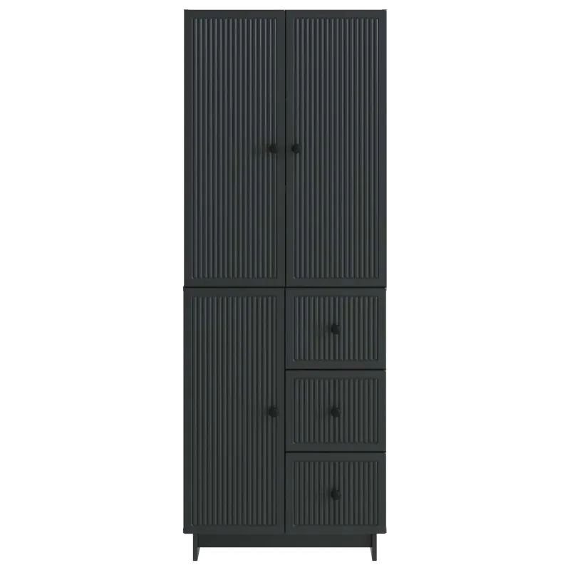 Spintelė 2 pcs 66 x 34,5 x 90 cm Apdirbta mediena