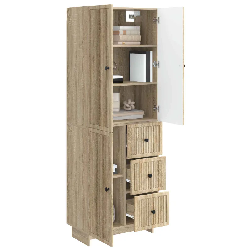 Spintelė 2 pcs 66 x 34,5 x 90 cm Apdirbta mediena