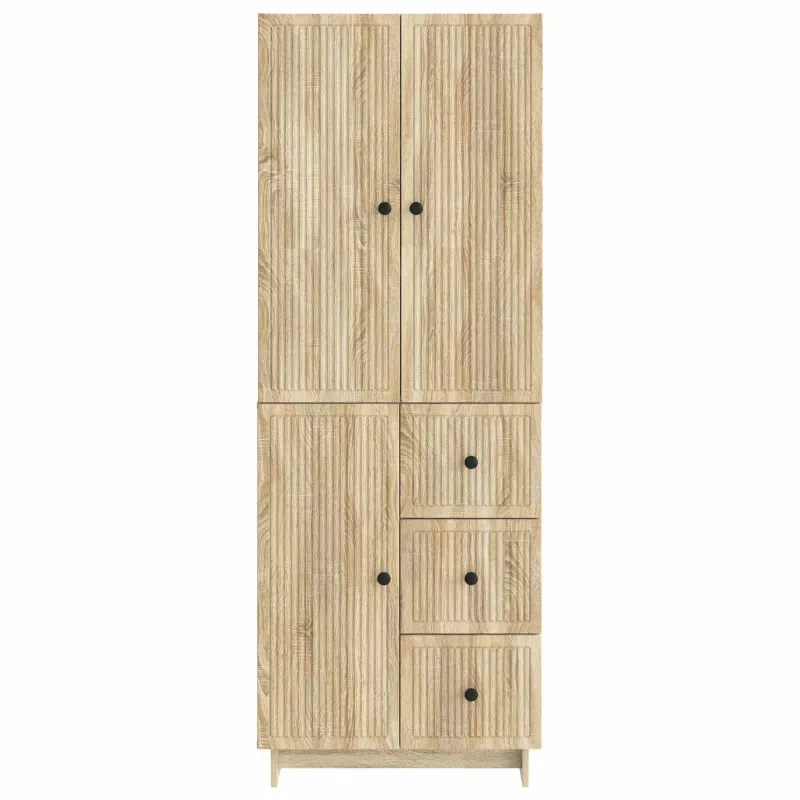 Spintelė 2 pcs 66 x 34,5 x 90 cm Apdirbta mediena