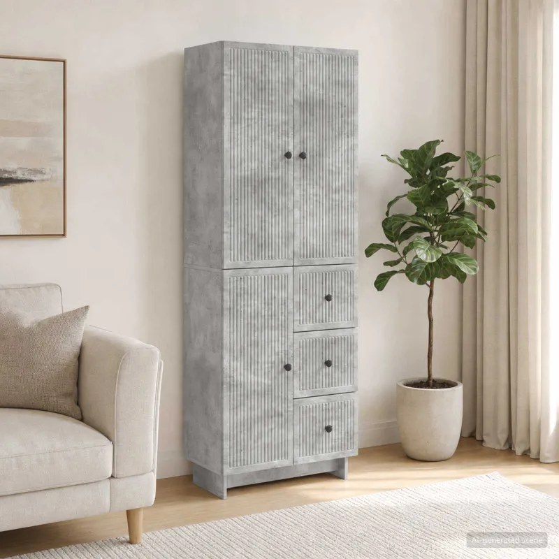 Spintelė 2 pcs 66 x 34,5 x 90 cm Apdirbta mediena