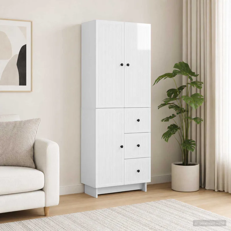 Spintelė 2 pcs 66 x 34,5 x 90 cm Apdirbta mediena