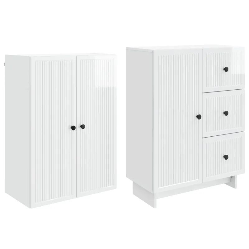 Spintelė 2 pcs 66 x 34,5 x 90 cm Apdirbta mediena