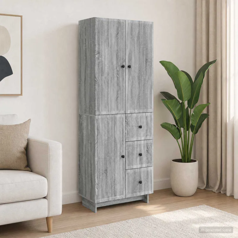 Spintelė 2 pcs 66 x 34,5 x 90 cm Apdirbta mediena